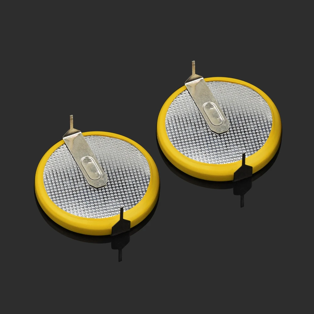 

8Pcs/lot button Battery CR2430 3V 2 Tabs Coin Cell For Main Board Toy Electronic Scale With Soldered 2 Tabs