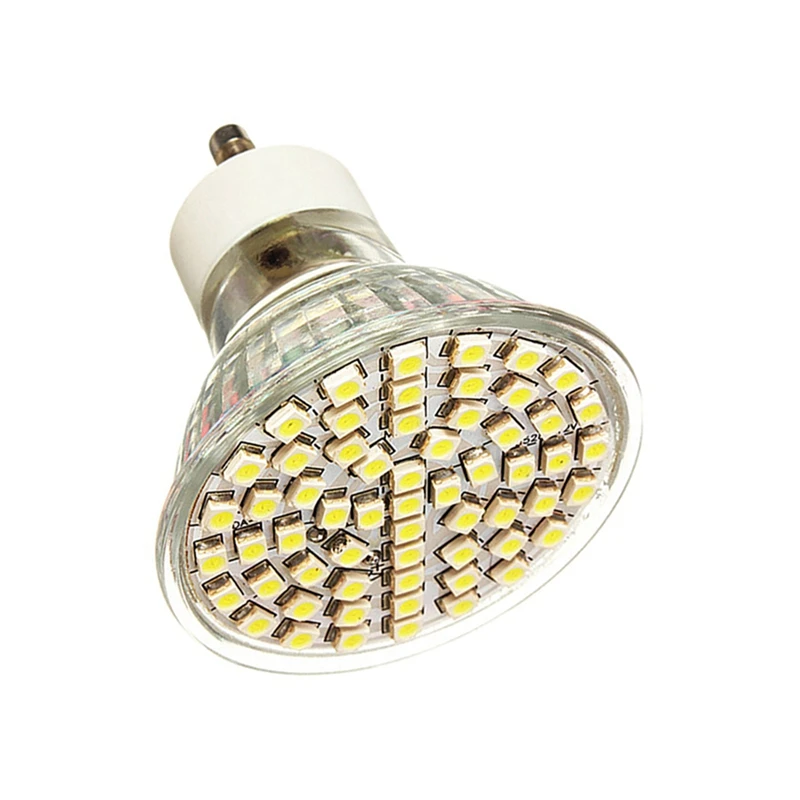 GU10 3 Вт 60 3528 SMD Светодиодная лампа 110В AC12V Тип цоколя: 60-3528 Напряжение лампы: 110 В