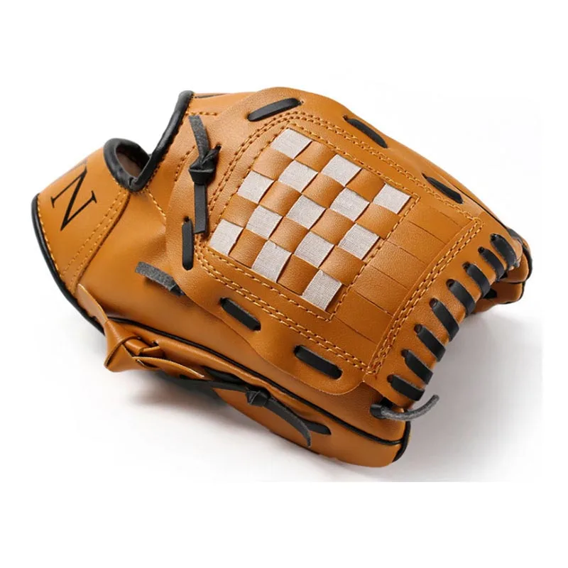 10.5/11.5/12.5 Inch PVC Leather Baseball Glove Outdoor Sports Accessories Left Hand Brown/black/blue Softball Protection Unisex | Спорт и