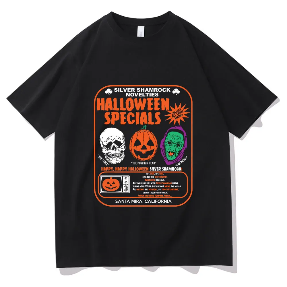 

The Witchs Cotton Tshirt Short Sleeve Halloween Season of The Witch T-Shirt The Skull T Shirts The Pumpkin Head Tees