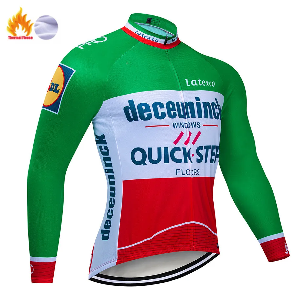 Cycling jersey Командный быстрый шаг Велоспорт Джерси 19D нагрудник набор бельгийский велосипед одежда мужская зимняя теплая флисовая велосипедная Одежда для велоспорта - Цвет: Cycling jersey
