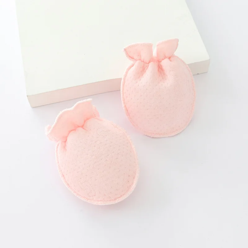 Перчатки из чистого хлопка для новорожденных теплые зимние рукавицы с