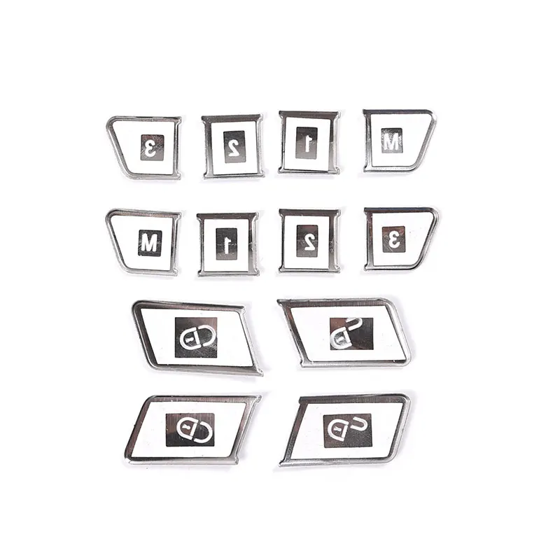 12pcs Car Window Glass Lift Switch Seat Door Lock Button Cover Trim For Mercedes Benz A/B/C/E/GLA/CLA/GLK/GLE Class W204 W212 | Автомобили
