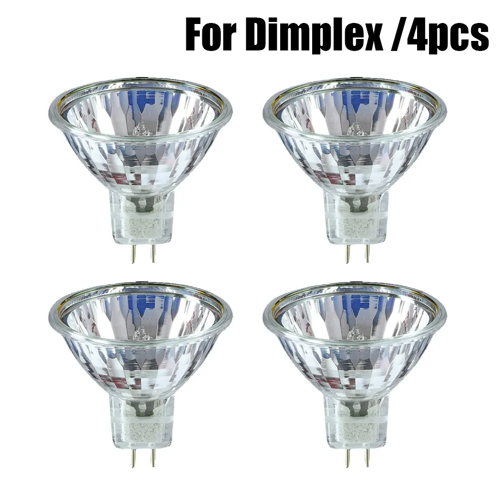 

4pcs Fire Lamp MR16 12V 50W For Dimplex Optimyst Amber Lamp Bulb For Optimyst Fires