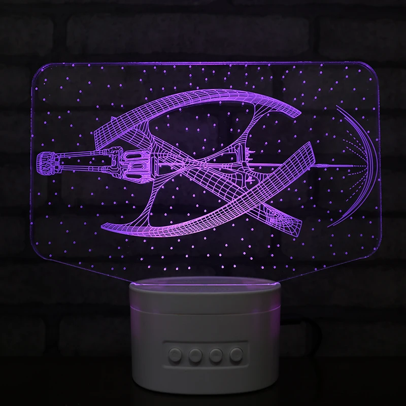3D свет Buletooth динамик светодиодный ночник для детей Usb лампа на батарейках в