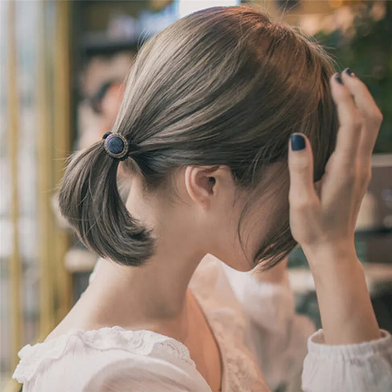 Новая модная одежда в стиле ретро с пуговицами и цветами заколки для волос