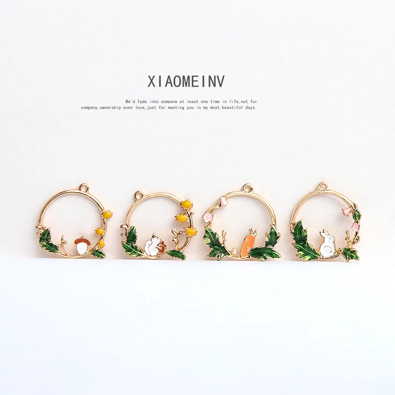 10 шт. милые романтические Милые простые серьги с цветком Милая подвеска модная