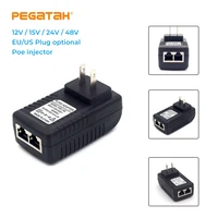 48v 0 5a 24w poe injector for ip camera cctv security surveillance poe power supply ethernet adapter phone us eu plug