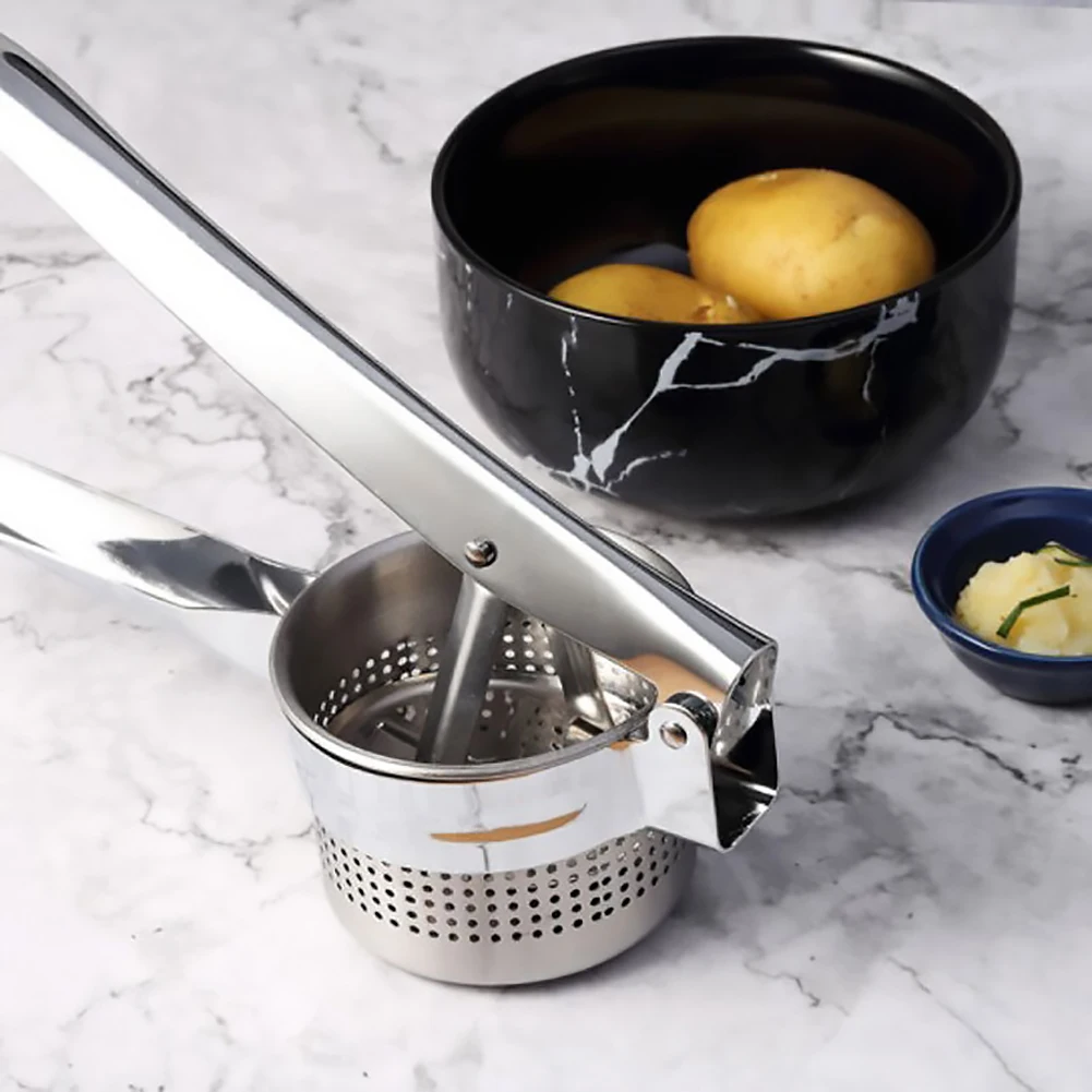 

Stainless steel potato press vegetable fruit potato grinder rice miller pressure cooking household kitchen tools