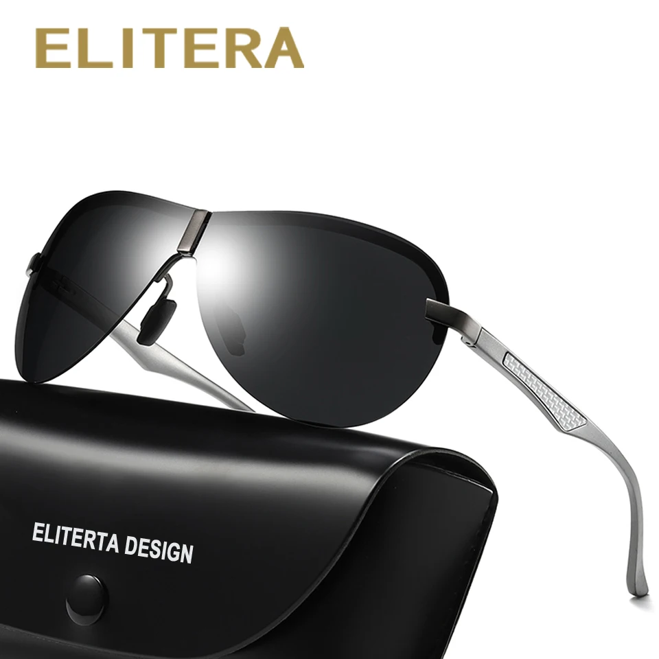 

Мужские Солнцезащитные очки-авиаторы ELITERA, классические поляризационные линзы из сплава с покрытием, для вождения и путешествий, UV400