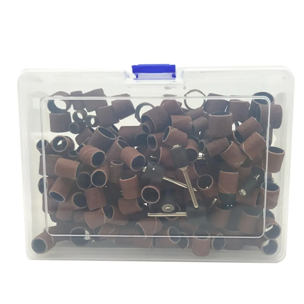 

Drum Sander Set Rotary Tool Drum Sander Set Drilling Abrasive 300 PCS Sanding Band Sleeves + 6 PCS Drum Mandrels + Wrench