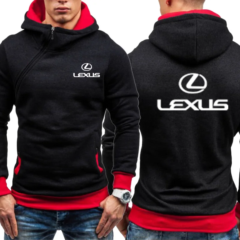

Толстовка мужская с принтом автомобиля Lexus, Повседневный пуловер в стиле хип-хоп, косая цепочка в стиле Харадзюку, весна-осень