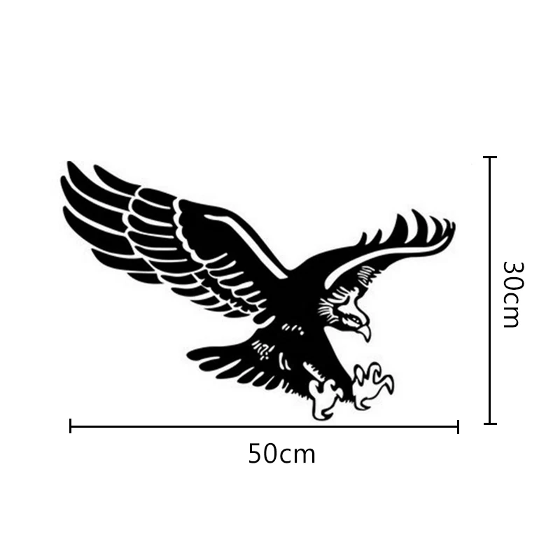 

BROSHOO Car-Styling Eagle Totem Car Stickers Vinyl Waterproof Decoration Auto Animal Car Sticker Large Pattern Decals 50*30cm