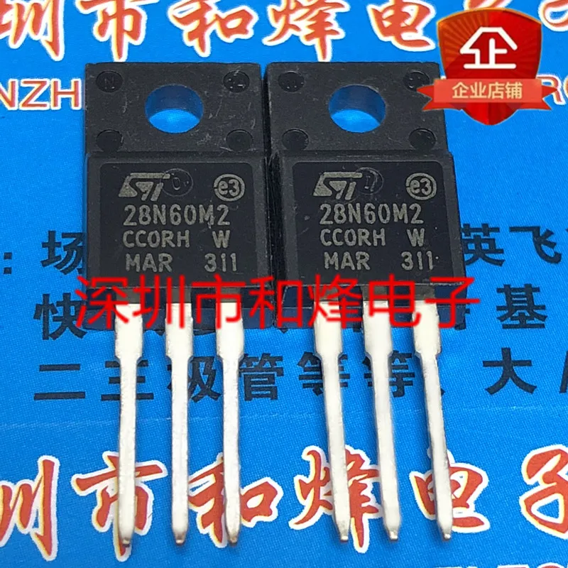 5 шт./лот 28N60M2 STF28N60M2 TO-220F 600V 24A