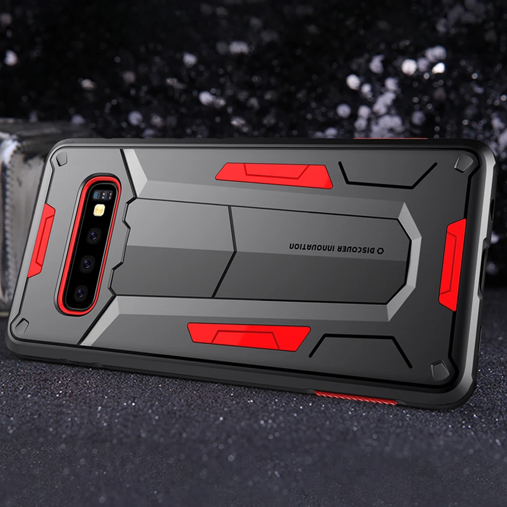 Nilkin для samsung Galaxy S10 S9 S8 Plus чехол-накладка NILLKIN Defender прочная защита для задней панели прочный Чехол-броня для samsung Note 9 8