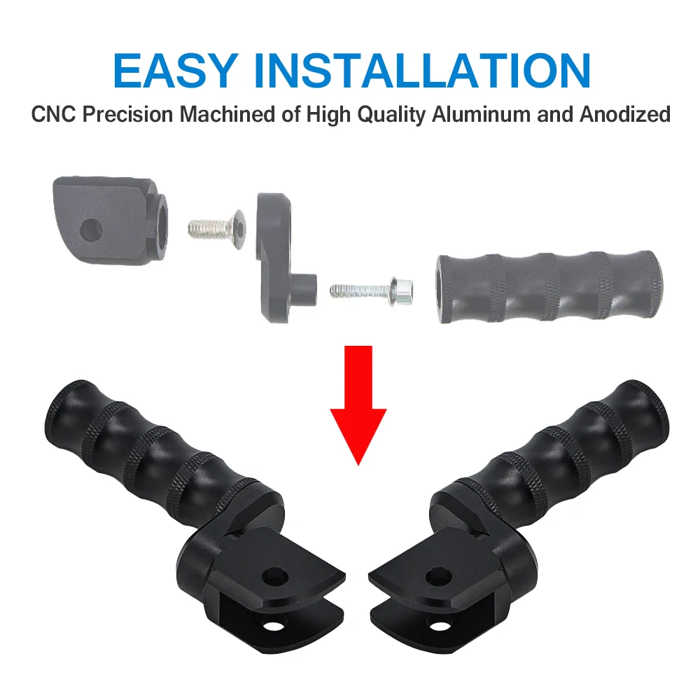 Передняя подставка для ног мотоцикла Подножка BMW R1200GS Adventure R1250 GS ADV 2013-2021 Highway 360 °