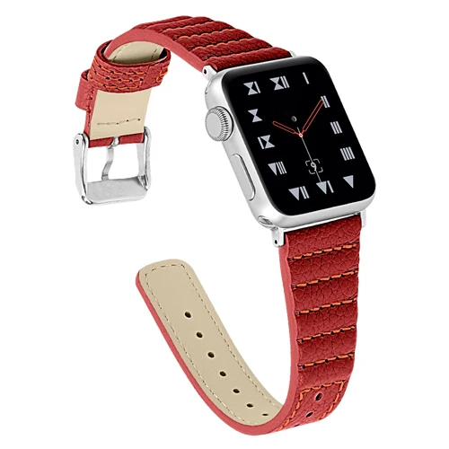 3 Кожаный ремешок для apple watch, ремешок 42 мм, 38 мм, ремешок, correa, 44 мм 40 мм, ремешок для наручных часов iwatch, 5/4/3/2/1 браслет apple watch аксессуары - Цвет ремешка: 3