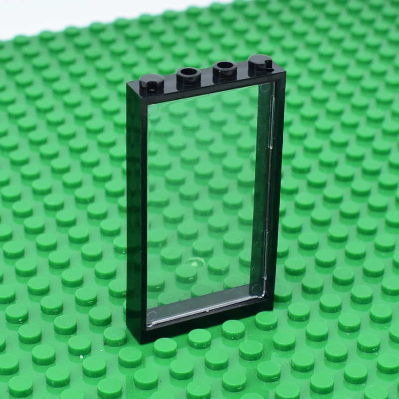 Конструктор STZHOU оконная дверь рама 1x4x6 строительные блоки MOC детали со стеклом