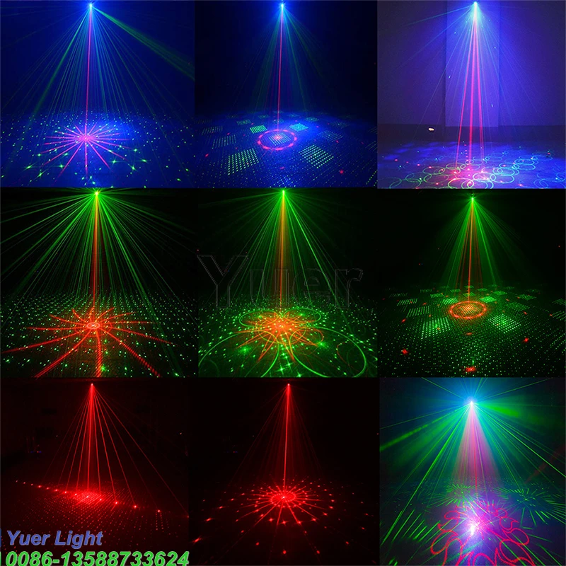 

64 Patterns Rechargeable Led Laser Projector Lights RGB Wash Strobe DJ Party Disco Light For Wedding Birthday Party Bedroom