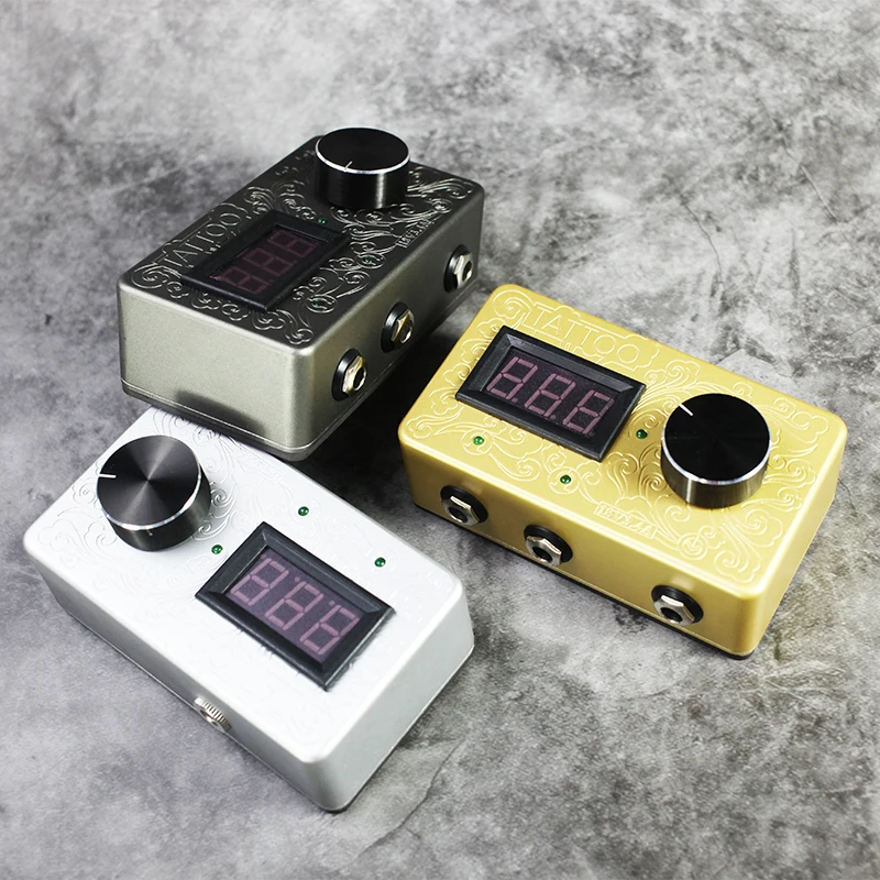 Tattoo Power Supply Digital LCD Permanent Makeup Eyebrow Lip Microblading Body Art Electric Tattoo Machine Kit Tattoo Supply