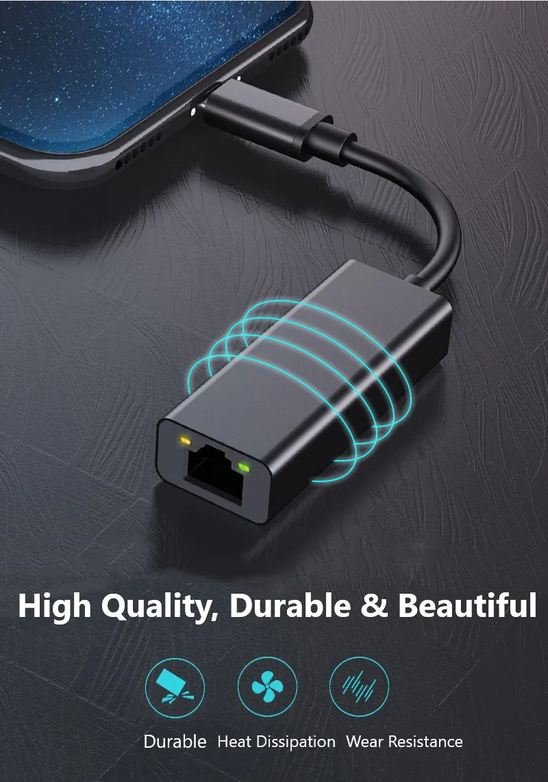 Onvian USB C Ethernet USB-C к RJ45 Lan адаптер для MacBook Pro samsung Galaxy S9/S8/Note 9 Тип C сетевая карта USB Ethernet