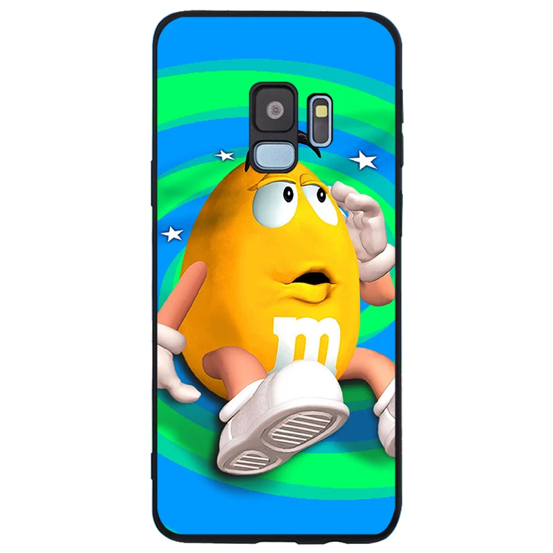Милый M& M'S Chocolate Candy Чехол Мягкий Силиконовый ТПУ черный чехол для телефона samsung Galaxy Note 8 9 S6 S7 EDGE S8 S9 S10 Plus - Цвет: H19072310-09.jpg