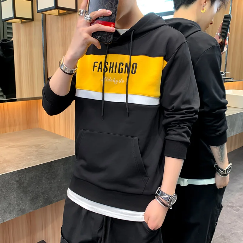 

2020 New Casual Hoodie Men Hip Hop Fashion Street Wear Letter Print Sweatshirts Men/Woman Pullover Hooded Hoodies Male