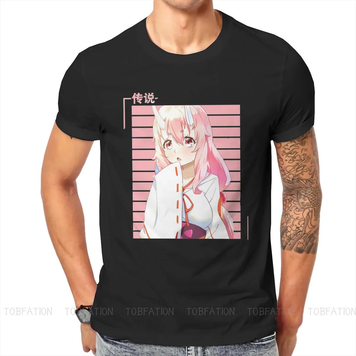 

shuna Anime Fashion TShirts That Time I Got Reincarnated as a Slime Male Harajuku Pure Cotton Tops T Shirt Round Neck