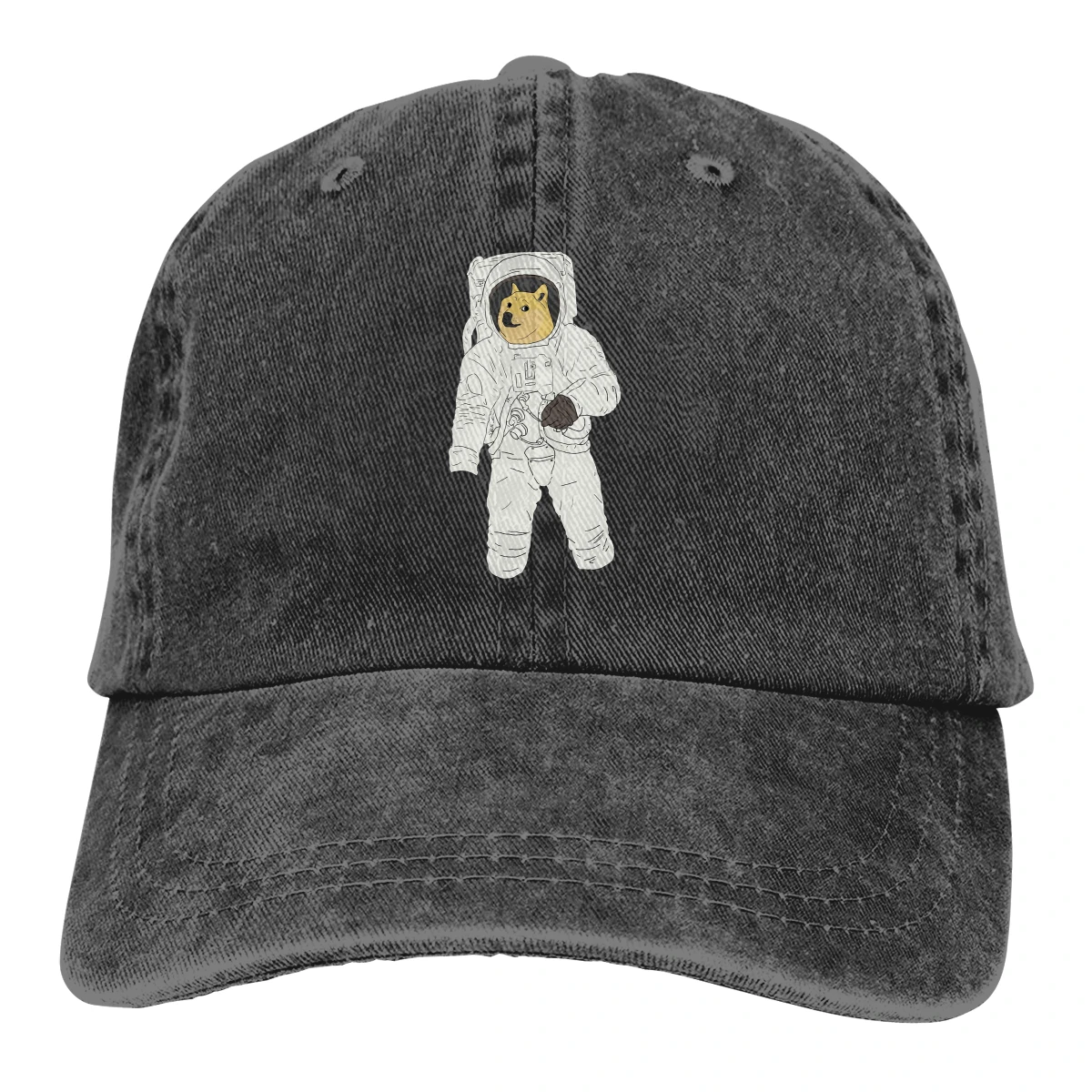 

Классическая бейсболка Space Doge для мужчин и женщин, забавная Кепка с биткоином Dogecoin, s цвета, летняя