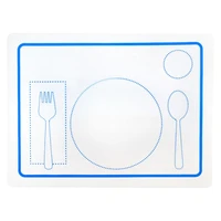 30cm blue pink silicone placemat for kids montessori early educational materials table manners preschool child education