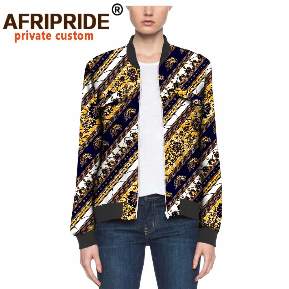 Африканская одежда 2020 Осенняя женская повседневная куртка AFRIPRIDE с длинным