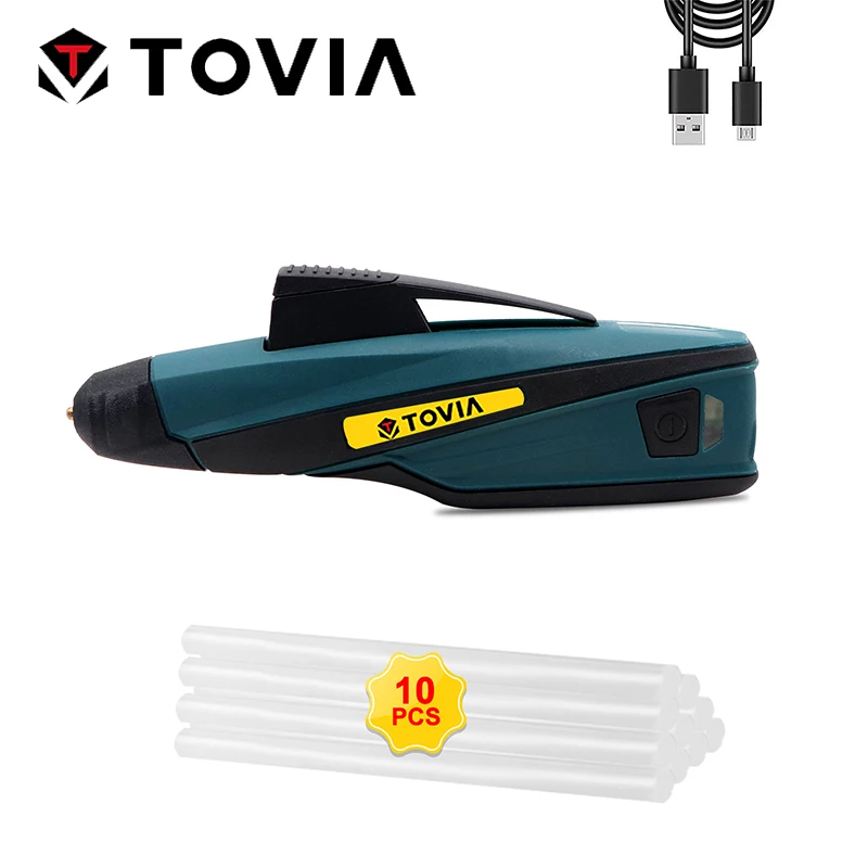 Профессиональный термоклеевой пистолет карандаши беспроводной силиконовый 7 мм