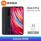 Смартфон Xiaomi Redmi Note 8 Pro, глобальная прошивка, 6 ГБ8 ГБ, 128 ГБ, 64-мегапиксельная четырехъядерная камера дюйма, аккумулятор Helio G90T 4500 мАч, 18 Вт, быстрая зарядка