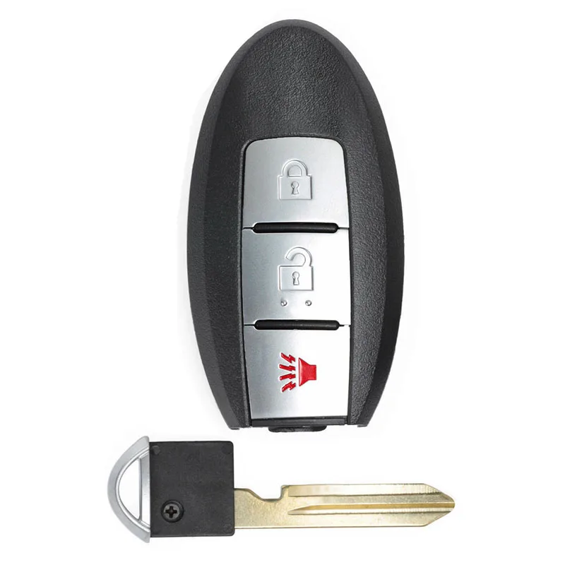 

KEYECU For Nissan Pathfinder Murano Titan 2019 2020 Smart Remote Key 3 Buttn 433MHz 4A Chip 285E3-9UF1A / 285E3-9UF1B S180144902