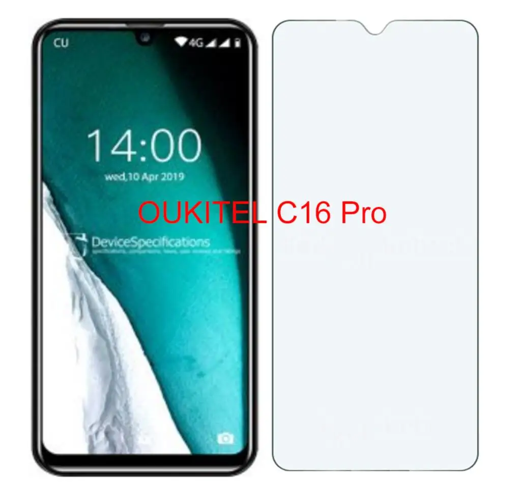 Закаленное стекло для Oukitel C15 Pro Защитная пленка экрана C17 защитное