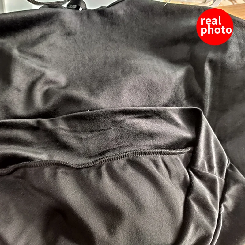 Женский Бархатный спортивный костюм комплект из двух предметов: серый топ с