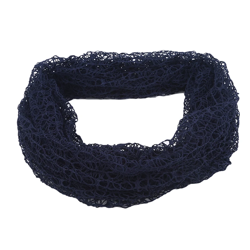 2020 Fashion New Unisex Winter Scarf Knitted Scarves Collar Neck Warmer Woman's Crochet Ring Spain Loop Women For Lady |
