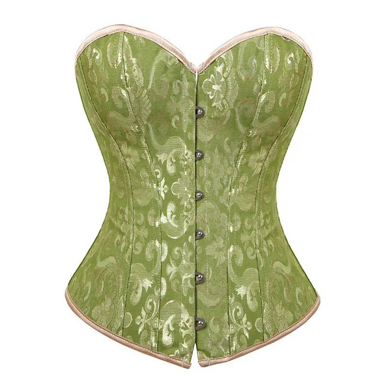

Vintage Women White Bridal Wedding Corsets and Bustiers Top Corselet Overbust Lingerie Cupless Corset Push Up waist Cincher