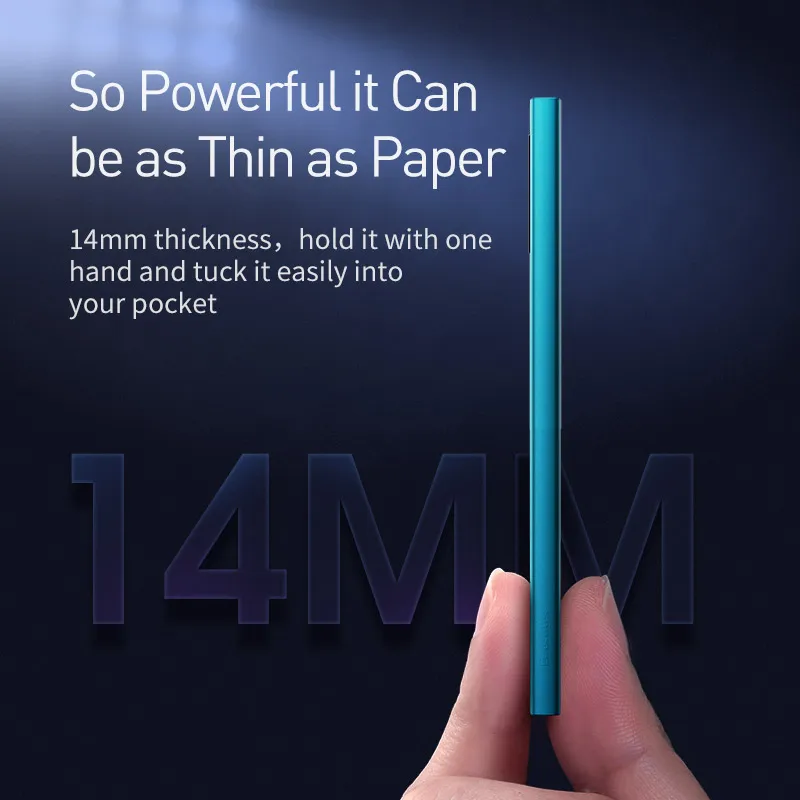 baseus 22 5w 10000mah pd qc 4 0 3 0 power bank fast charging type c powerbank external battery charge for phone free global shipping