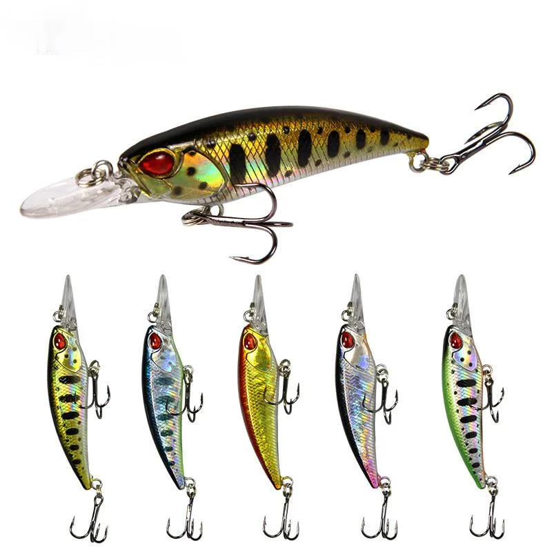 

Minnow Fishing Lures Weights 5g Topwater Lure Bass Fishing Lure Isca Artificial Articulos De Pesca Fishing Bait