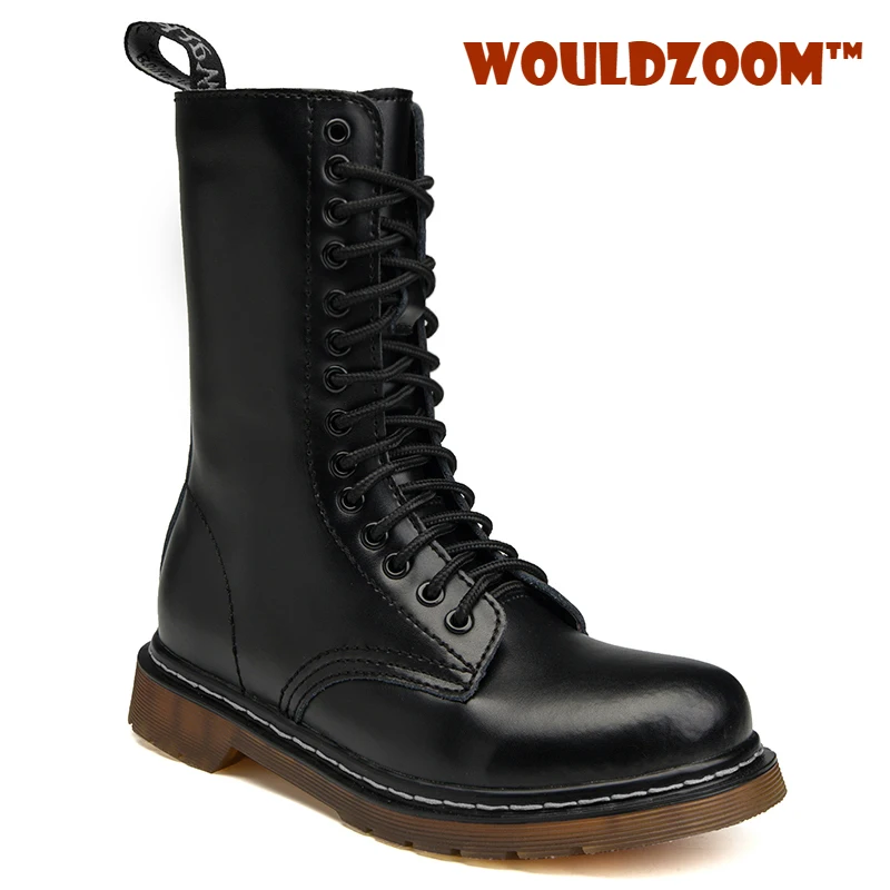 

Dr Doc Martins 2021 зимние классические женские ботинки унисекс на шнуровке, водонепроницаемые черные высокие ботинки на меху из гладкой кожи, мужс...