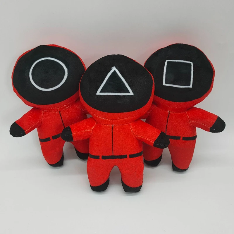 

23cm Kawaii roblox Squid Game Plush Toys Cartoon Anime Stuffed Soft Dolls Peluche Pillow for Children Kids Boys Xmas Gifts