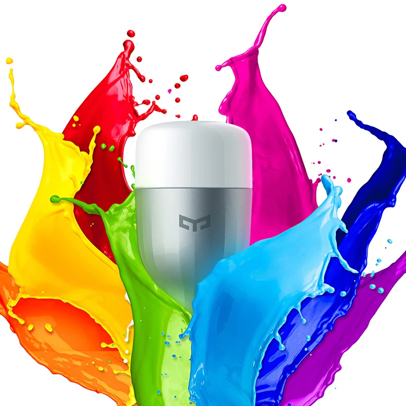 Youpin Yee красочная лампочка E27 умное приложение WIFI дистанционное управление