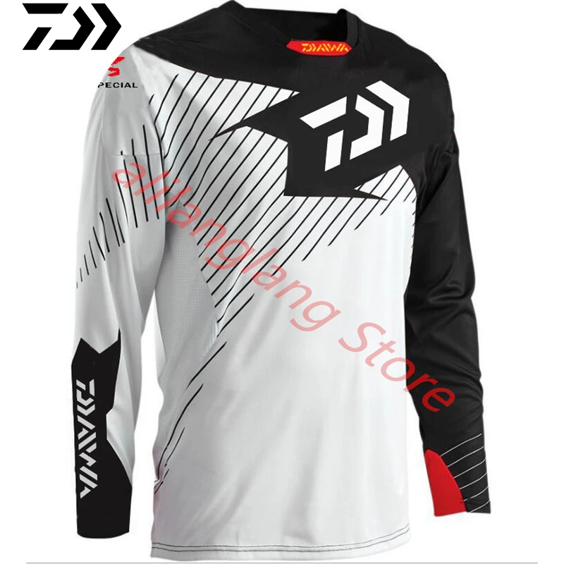 

New Daiwa Professional Hiking Climbing Clothes Fishing Clothing Anti UV Anti Mosquito Breathable Quick-drying Fishing Shirt