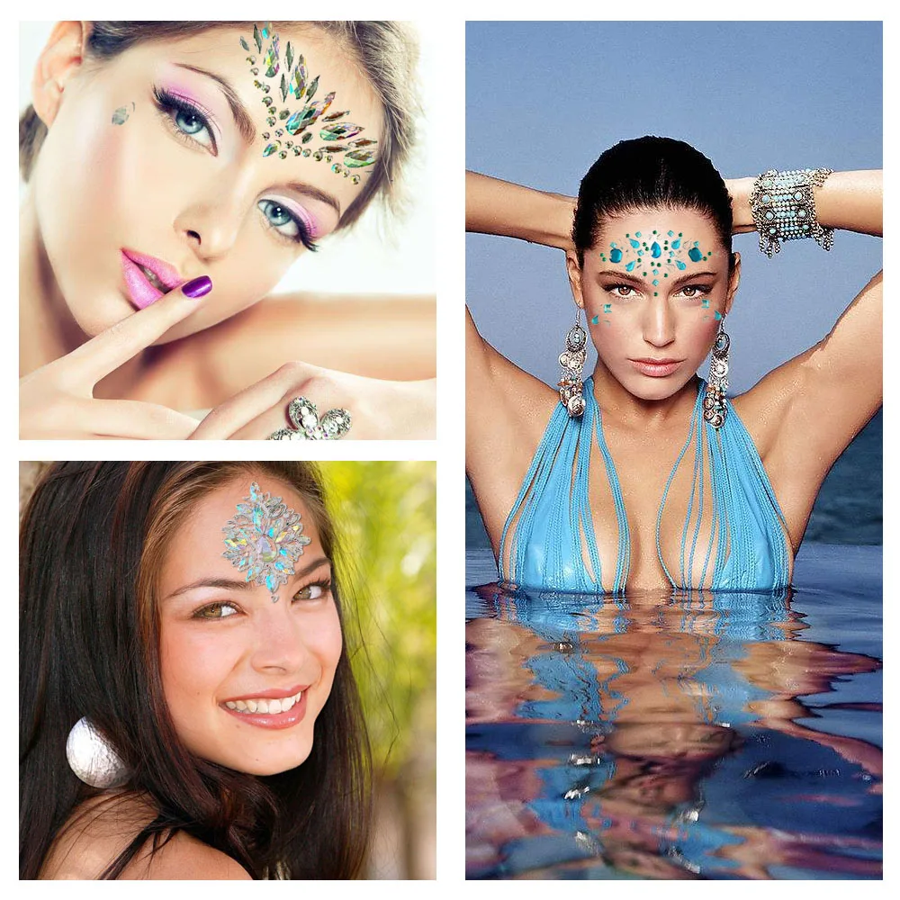 6 штук в упаковке Ночное белье &quotсделай сам&quot для лица из полимера с прозрачными