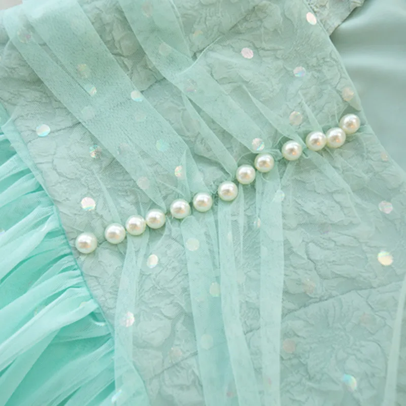 

2021 New Summer Korean Style Women Fashion Pearl Beading Short Sleeve Shirt Tops + Shorts Suits Sweet Female Two Piece Set