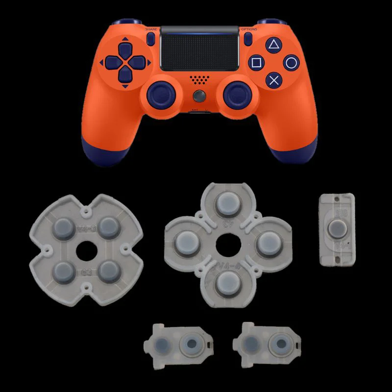 5 шт. проводящие силиконовые резиновые прокладки для Dualshock 4 JDS JDM 030 D Pad кнопки