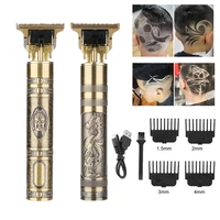 professional barber hair clipper dragon buddha head style trimmer shaver beard t hair clipper 0mm comb cutting machine haircut