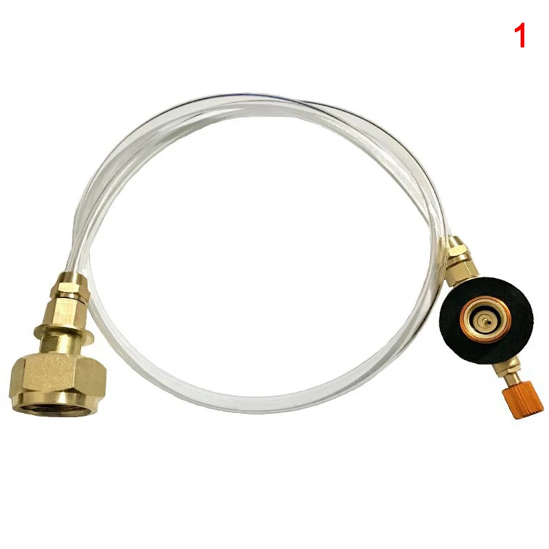 

Outdoor Gas Stove Propane Refill Adapter Flat Cylinder Tank Coupler for Camping FBS889