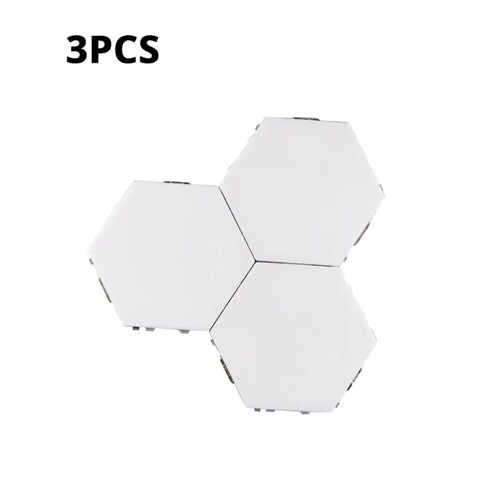 3 PCS Новинки, настенный светильник с сенсорным датчиком, светодиодный, Квантовый светильник, Магнитный модуль, кольцо, Ночной светильник, сделай сам, для помещений, Новое поступление, декоративная лампа - Цвет: 3 PCS